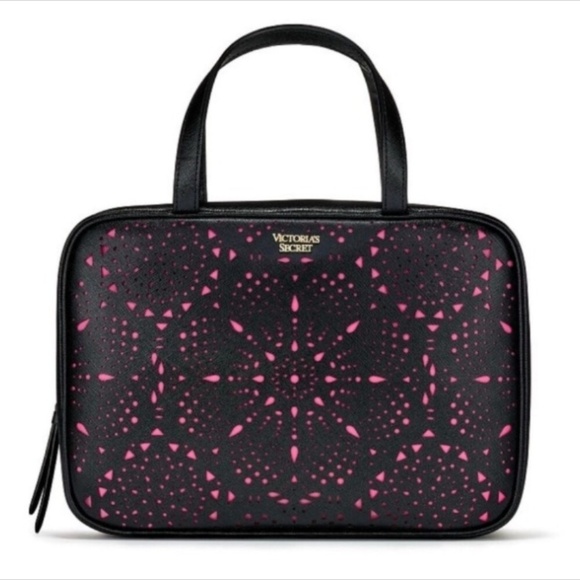 Victoria's Secret Handbags - Victoria's Secret Laser Cut Jetsetter Travel Case Victoria's Secret Handbags - Victoria's Secret Laser Cut Jetsetter Travel Case